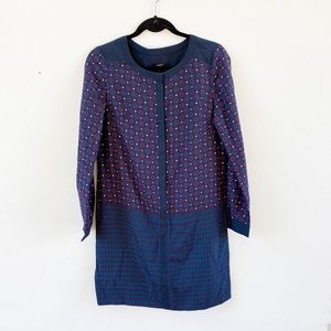🏡!!!Moving Sale!!!🏡New Ann Taylor Navy Mixed Prints Shift Dress